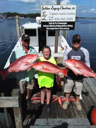 trio of Red Snapper